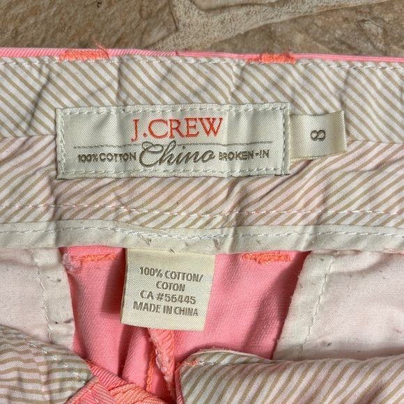 J. Crew Chino shorts Pink - Picture 2 of 3